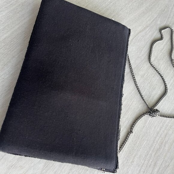 Zebra Pattern Beaded Clutch - Picture 3 of 3